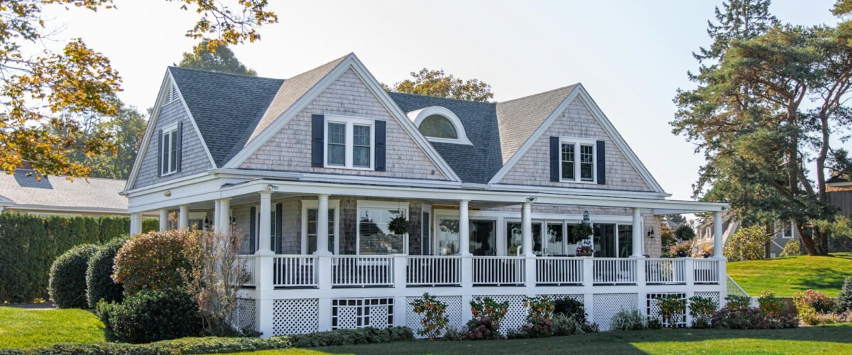 gray wooden house